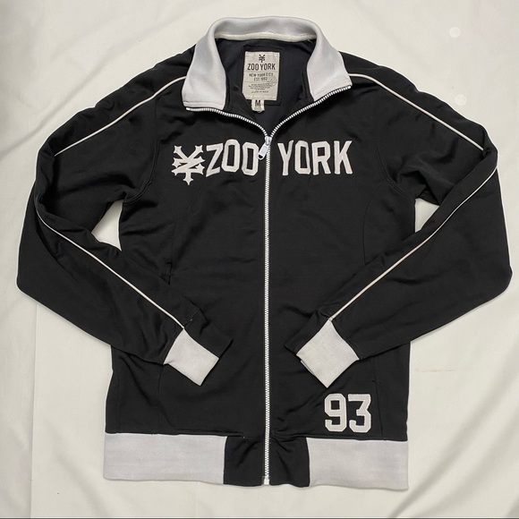 Vintage Zip-up Zoo York sweater jacket - Hiphop Skater Punk - track suit - Picture 2 of 3